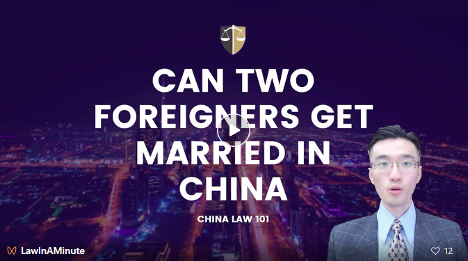Featured image for “Can Two Foreigners Get Married In China?”