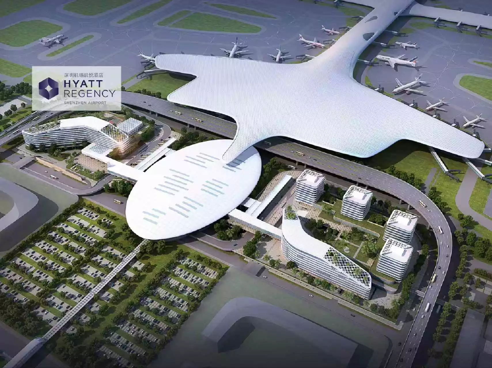 Featured image for “Hyatt Regency Shenzhen Airport Crowned “China’s Best Airport Hotel” for Sixth Consecutive Year, as part of the 2026 SKYTRAX World Airport.”